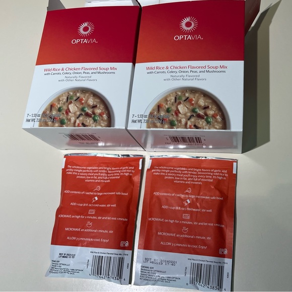 OPTAVIA Other 2 New Boxes 4 Packets Of Optavia Wild Rice And